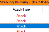 Casters, Healers and Melees showing 'Attack' autos in ACT