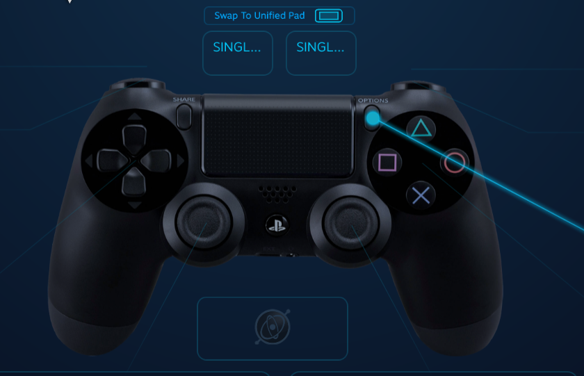 Steamin yhteisö :: Opas :: PS4 DUALSHOCK®4 Wireless Controller In-Game Joypad Settings