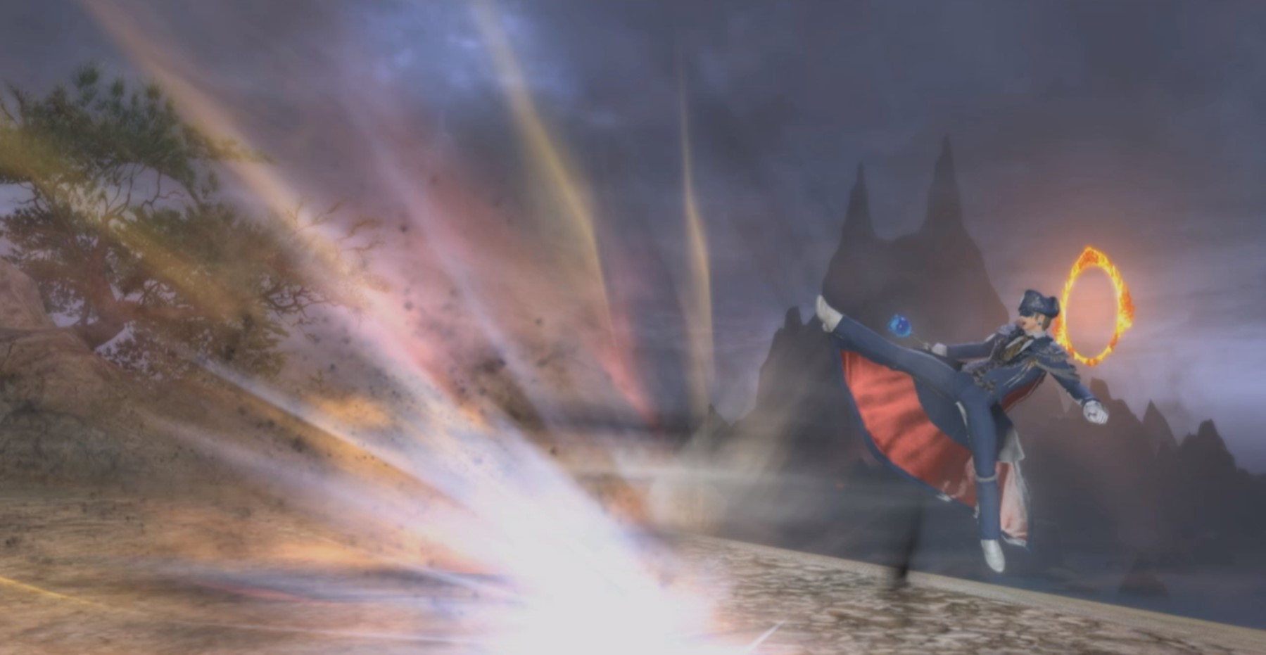 Blue Mage kicking as hard and fast as Suzaku!