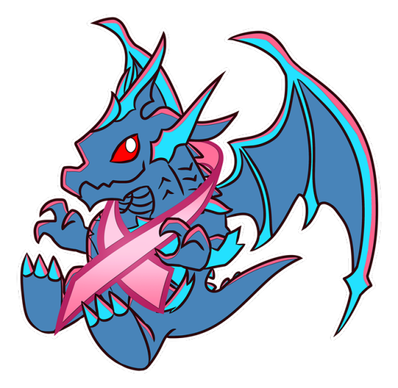 Cancer Awareness Bahamut by WhyMaige