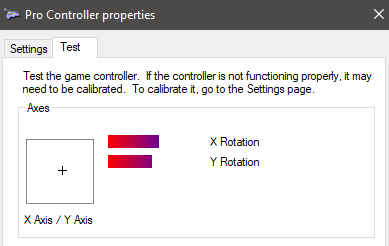 Nintendo Switch Pro Calibration